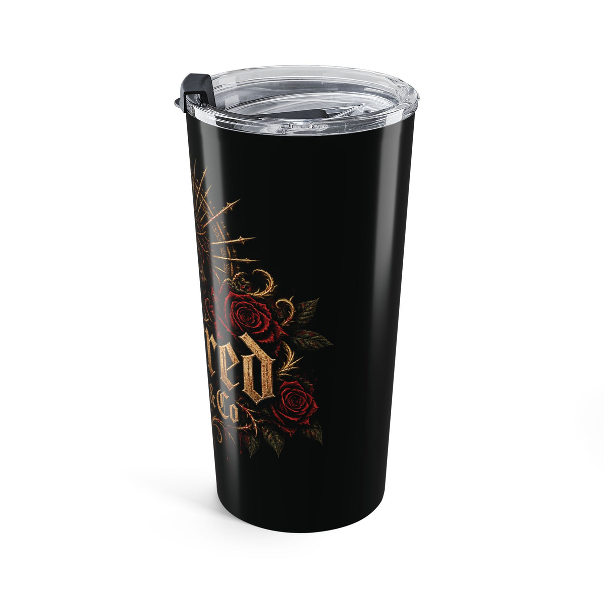 Gothic Skull Crest Tumbler