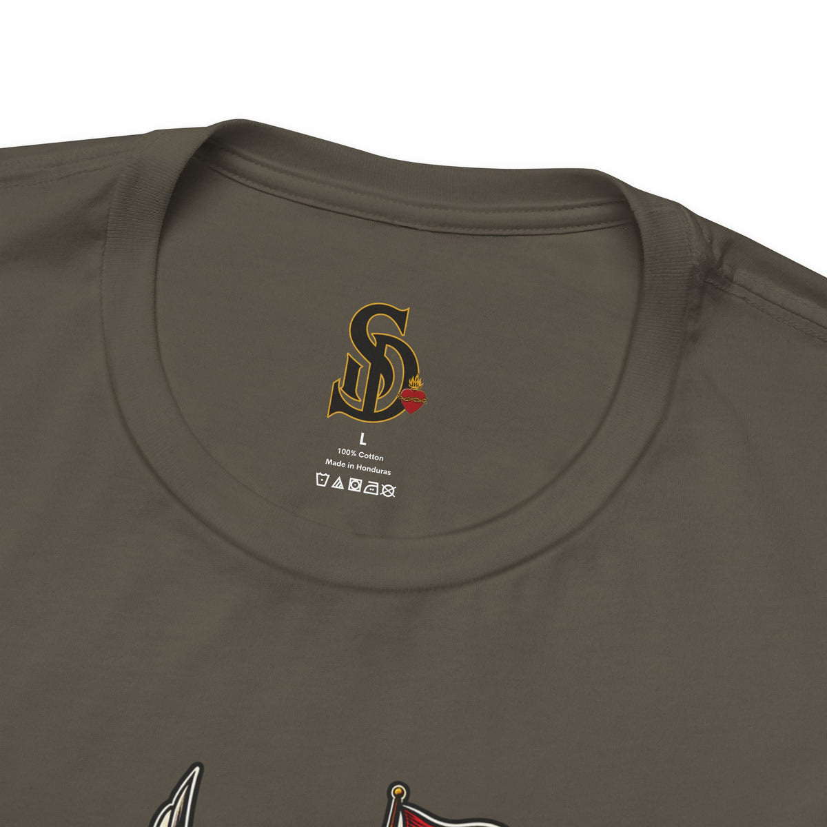 Sailing Tattoo Ship Tee lightweight Airlume garment presentation
