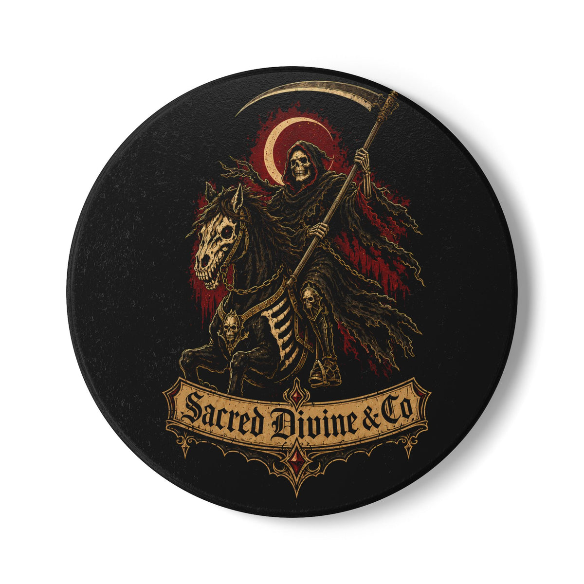 Reaper Horse Ceramic Coaster