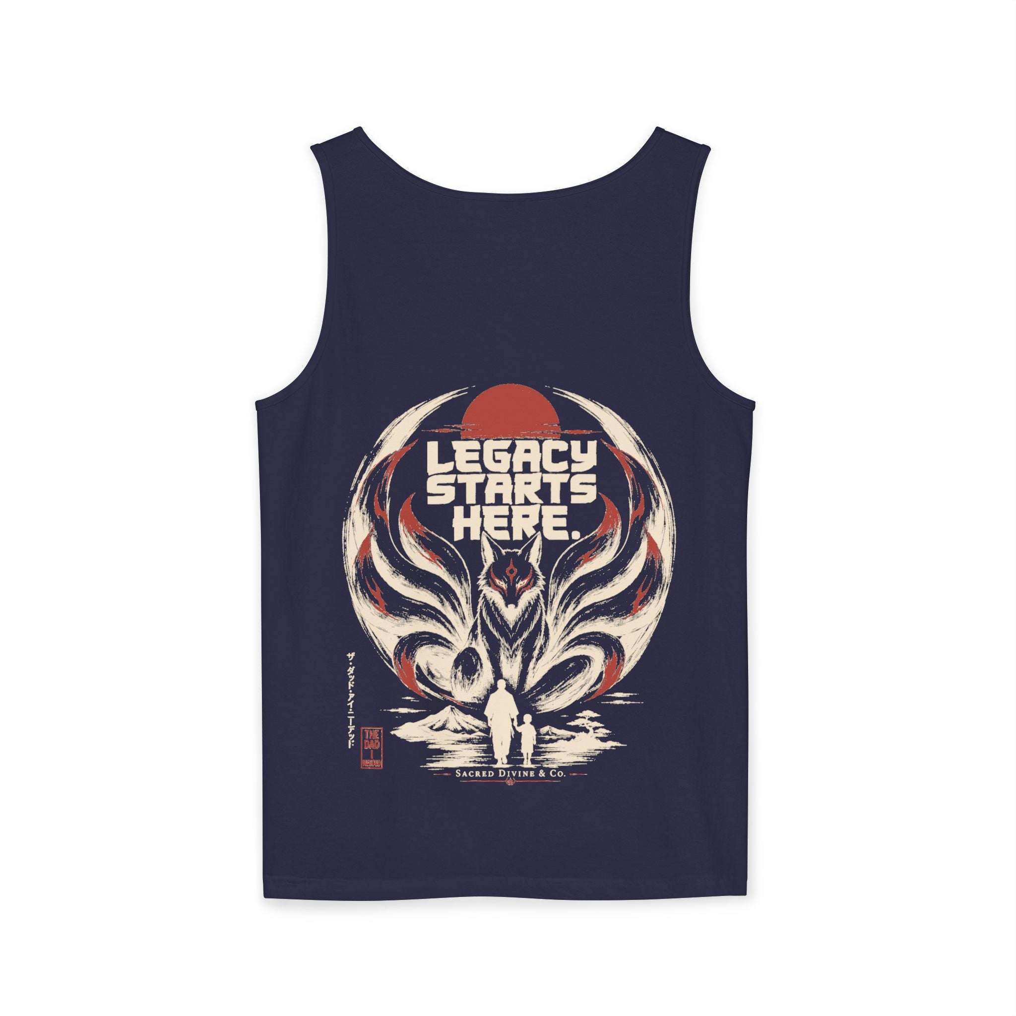 Sacred Divine & Co. Garment-Dyed Tank II – Dark Luxury Streetwear