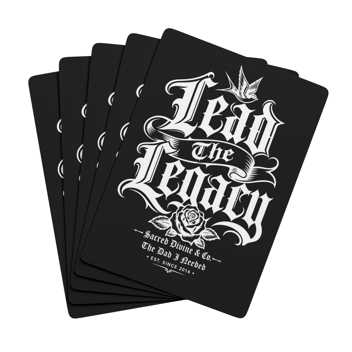 Sacred Divine & Co. Playing Cards — Premium Poker Deck with Acrylic Case