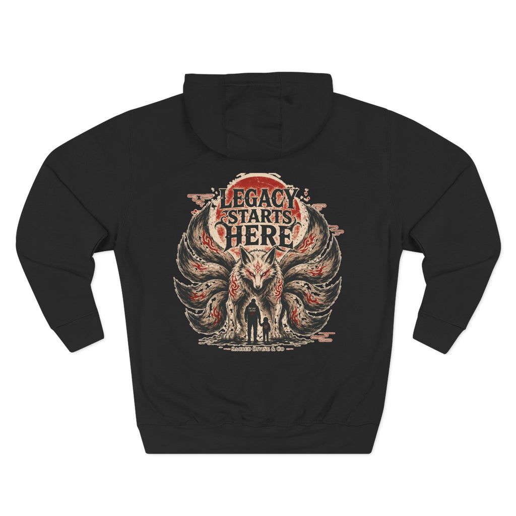 Sacred Divine & Co. Fleece Hoodie II – Dark Luxury Streetwear