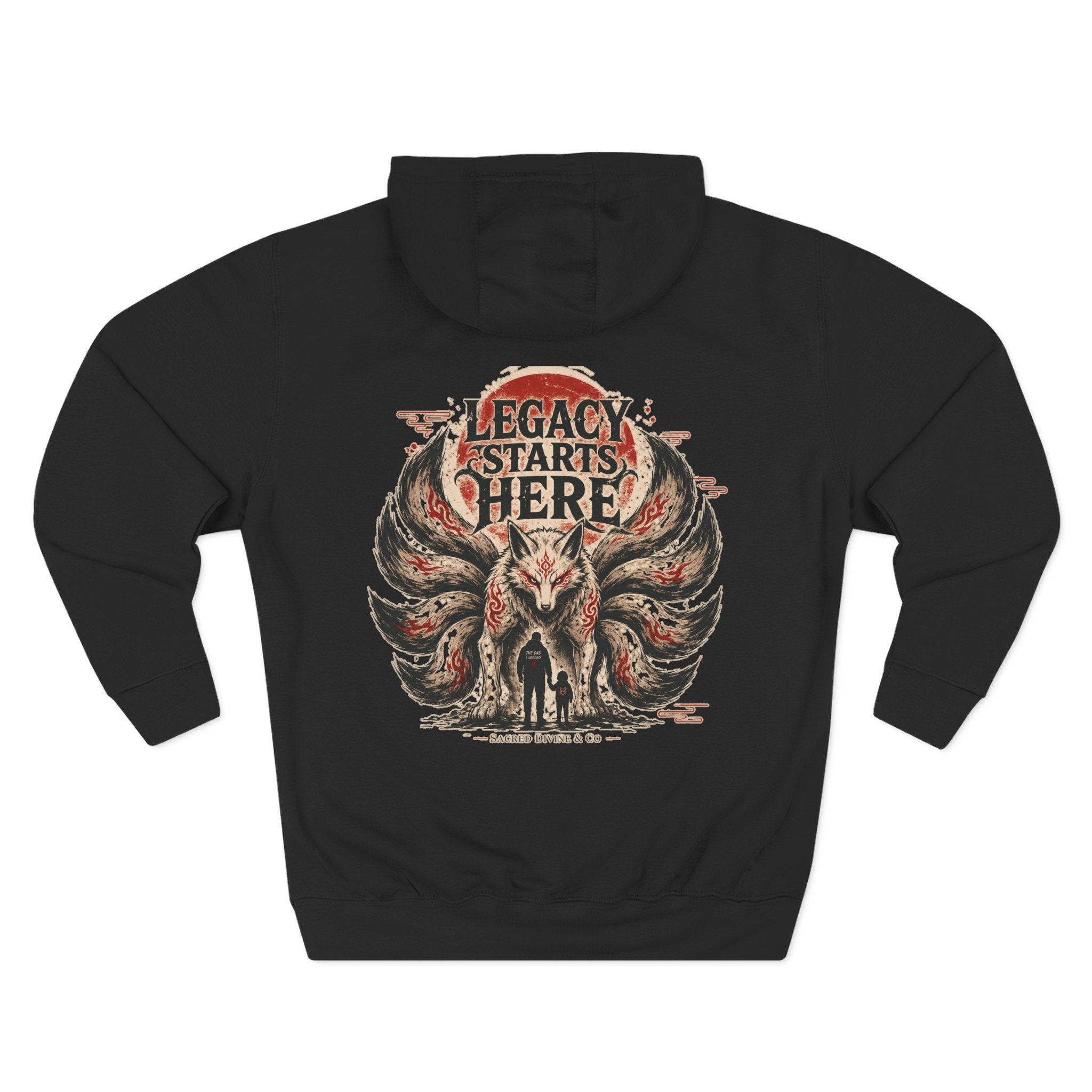 Sacred Divine & Co. Fleece Hoodie II – Dark Luxury Streetwear