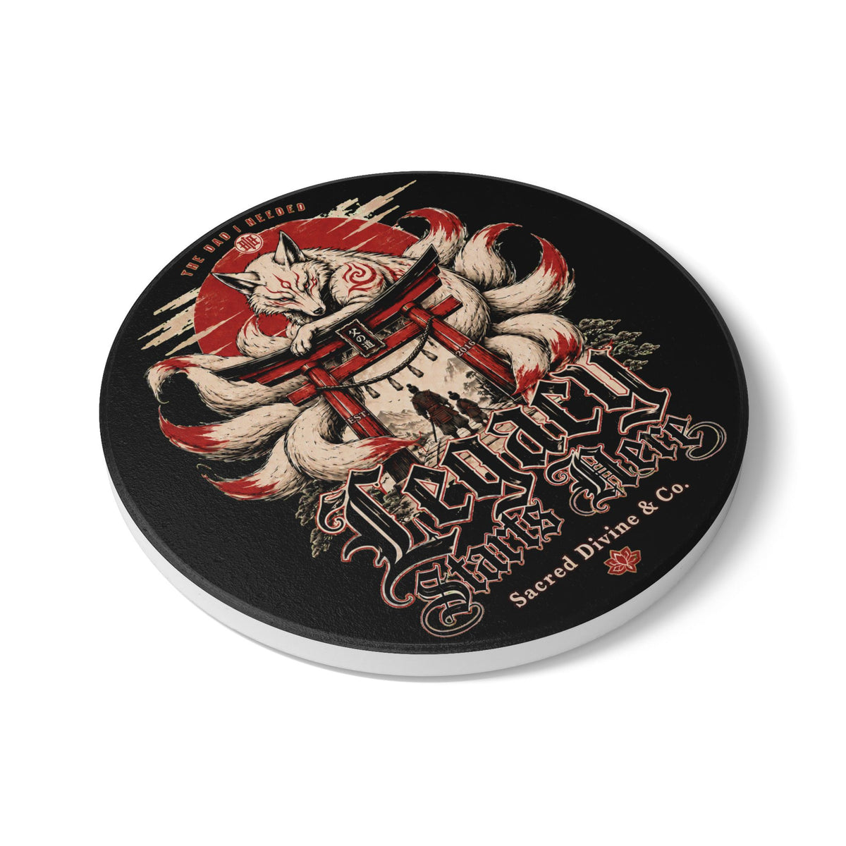Kitsune Torii Ceramic Coaster
