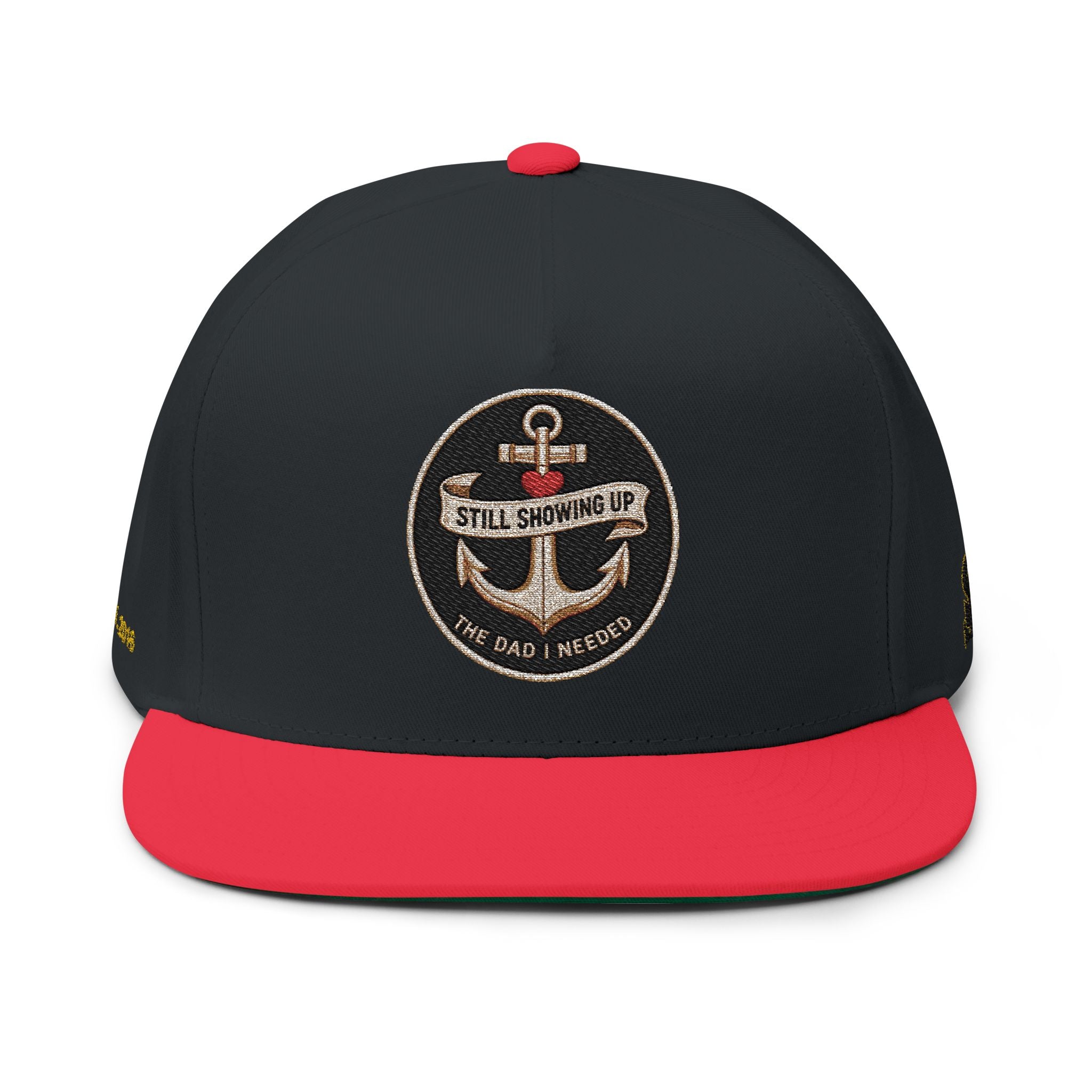 Sacred Divine & Co. Flat Bill Cap – Dark Luxury Streetwear