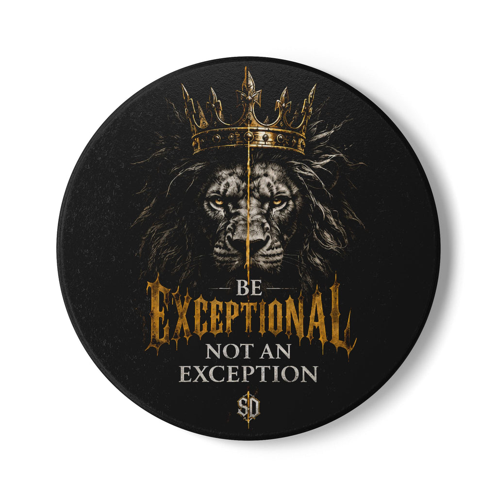 Be Exceptional Lion Ceramic Coaster