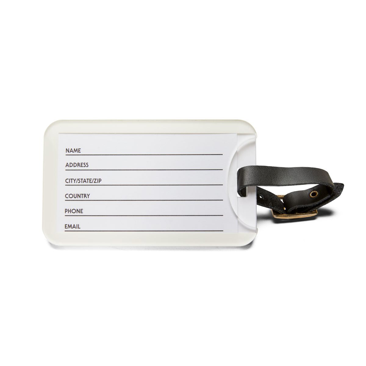 Sacred Divine & Co. Father First Luggage Tag — Vintage Skull Dad & Child Travel ID
