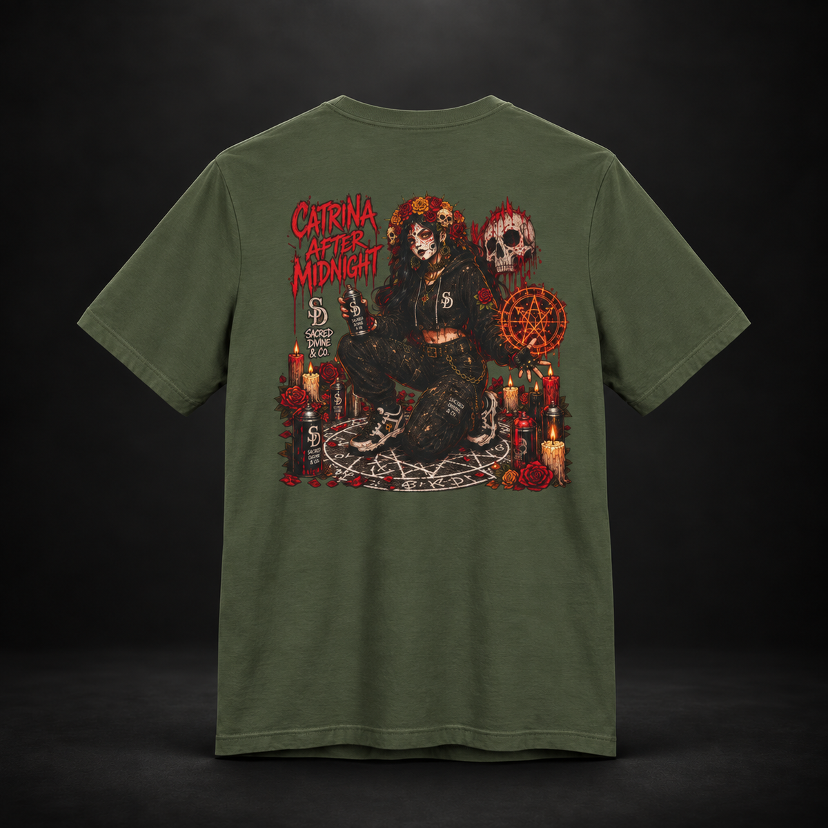 Catrina After Midnight Tee