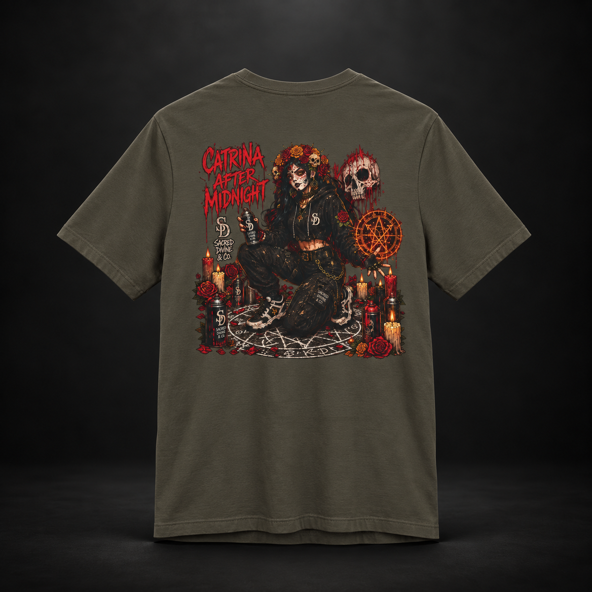 Catrina After Midnight Tee