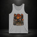 Pumpkin Crew Loyalty Tank Top with jack-o-lantern graphic details