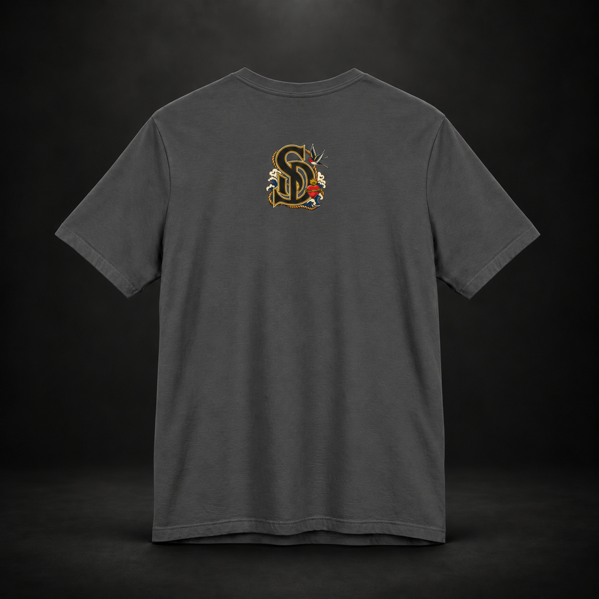 Sailing Tattoo Ship Tee with traditional maritime tattoo influence