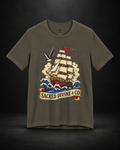 Sailing Tattoo Ship Tee featuring a tall ship illustration