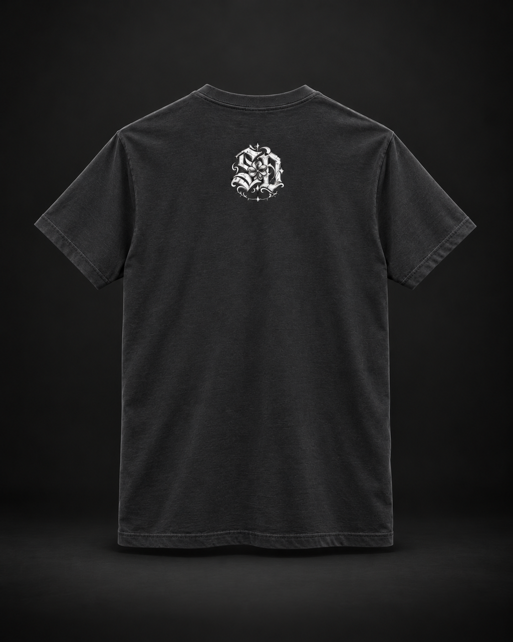 I Make My Luck graphic tee with weathered clover design.