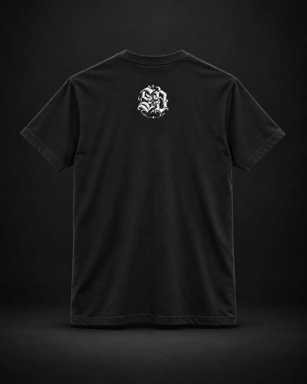 Motivational graphic T-shirt with distressed four-leaf clover.