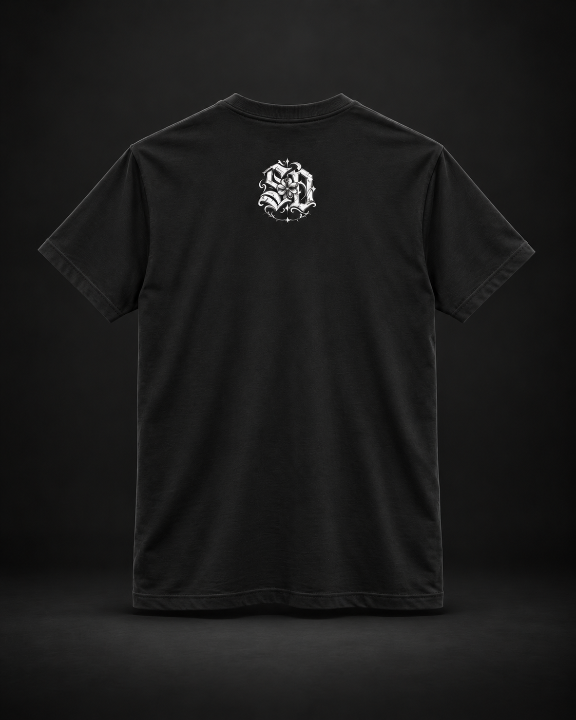 Motivational graphic T-shirt with distressed four-leaf clover.