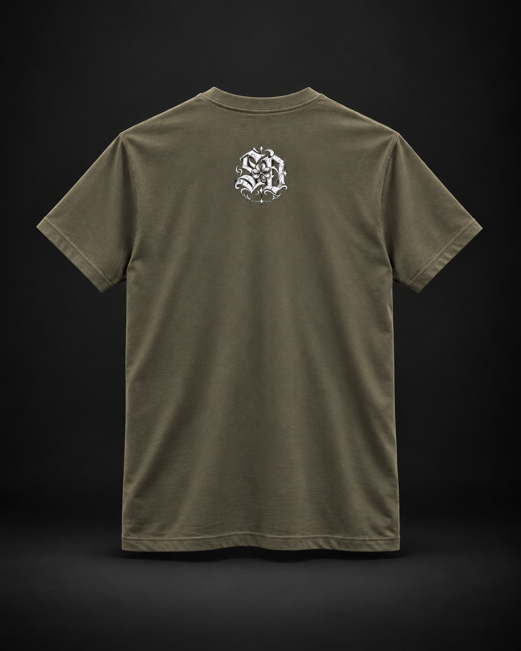 Sacred Divine clover tee featuring vintage distressed artwork.