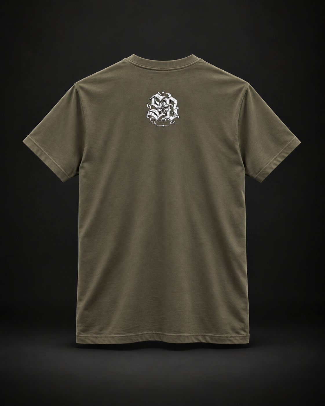 Sacred Divine clover tee featuring vintage distressed artwork.