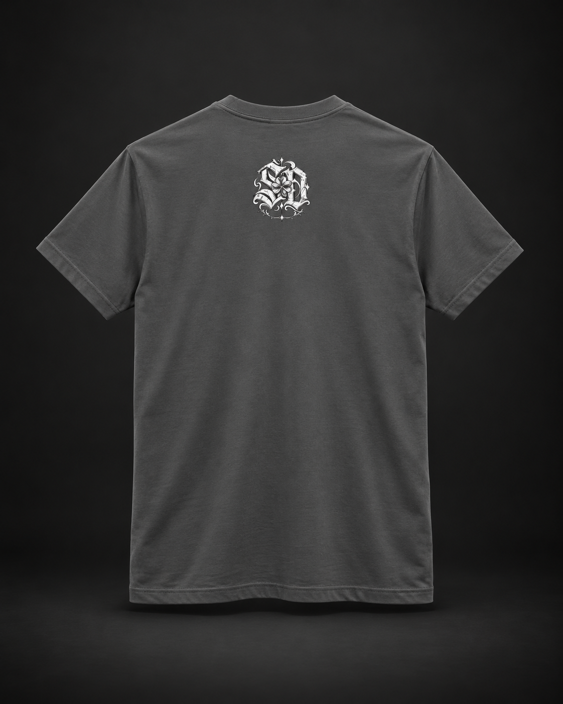 I Make My Luck T-shirt featuring a distressed four-leaf clover.
