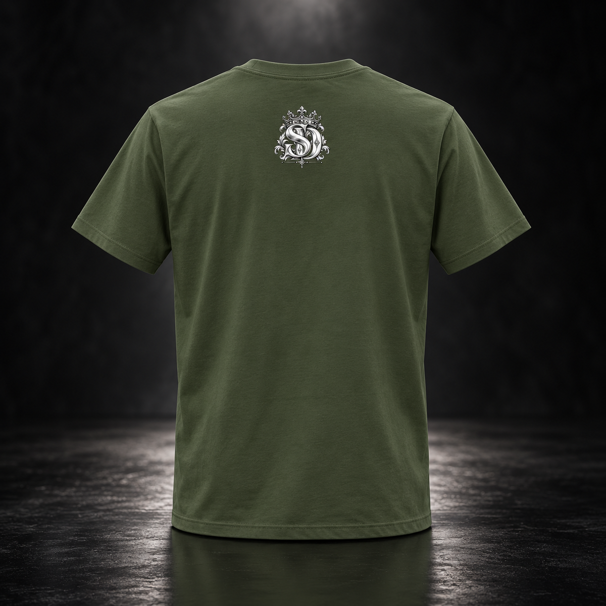 Discipline graphic T-shirt featuring a crowned lion.