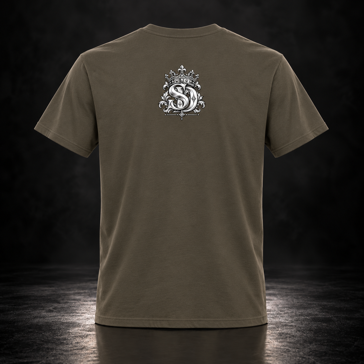 Lion motivational T-shirt with Addicted to Discipline lettering.