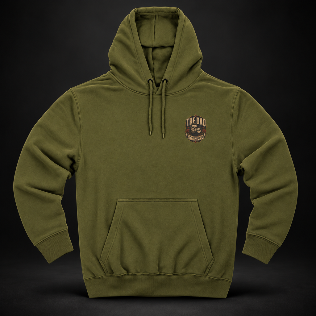 Father First Día de los Muertos graphic fleece hoodie by Sacred Divine & Co. — product gallery image 7 of 17