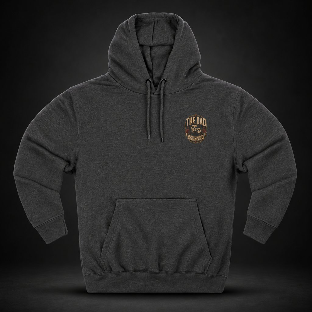 Father First Día de los Muertos graphic fleece hoodie by Sacred Divine & Co. — product gallery image 8 of 17