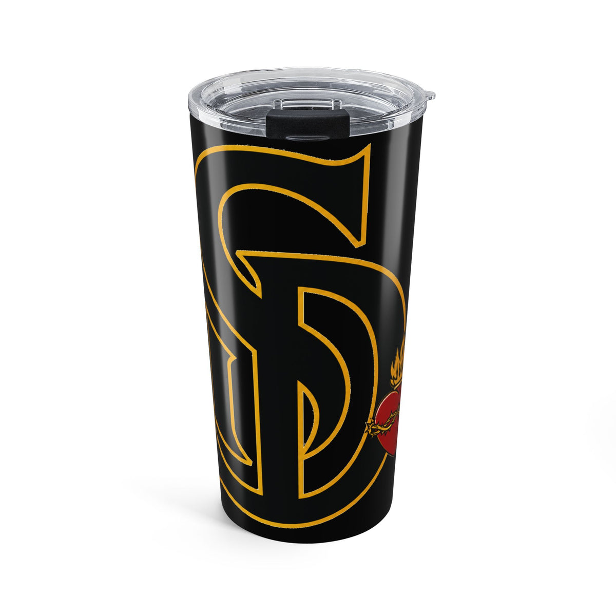 SD Monogram Sacred Heart Tumbler