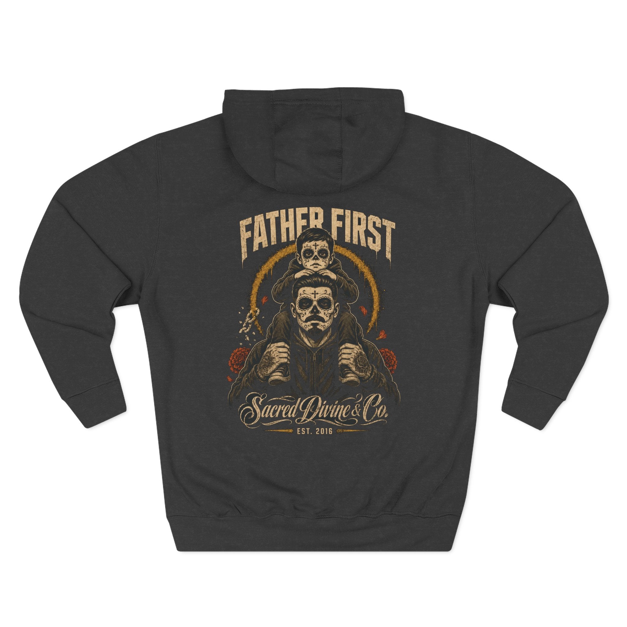 Sacred Divine & Co. Fleece Hoodie – Dark Luxury Streetwear