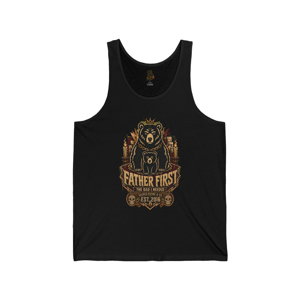 Sacred Divine & Co. Men's Graphic Tank – Dark Luxury Streetwear