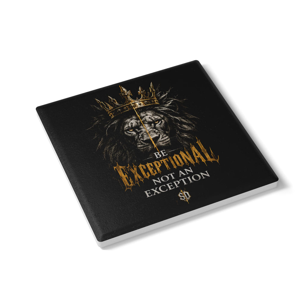 Be Exceptional Lion Ceramic Coaster