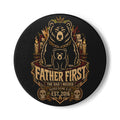 Father First Bear Ceramic Coaster