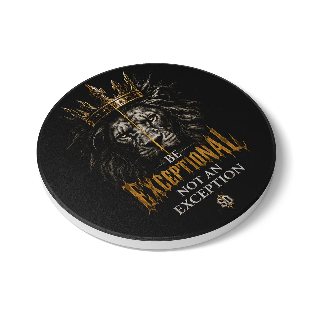 Be Exceptional Lion Ceramic Coaster
