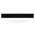 Sacred Divine & Co. Discipline Engraved Brass Ballpoint Pen — Dark Luxury Executive Gift