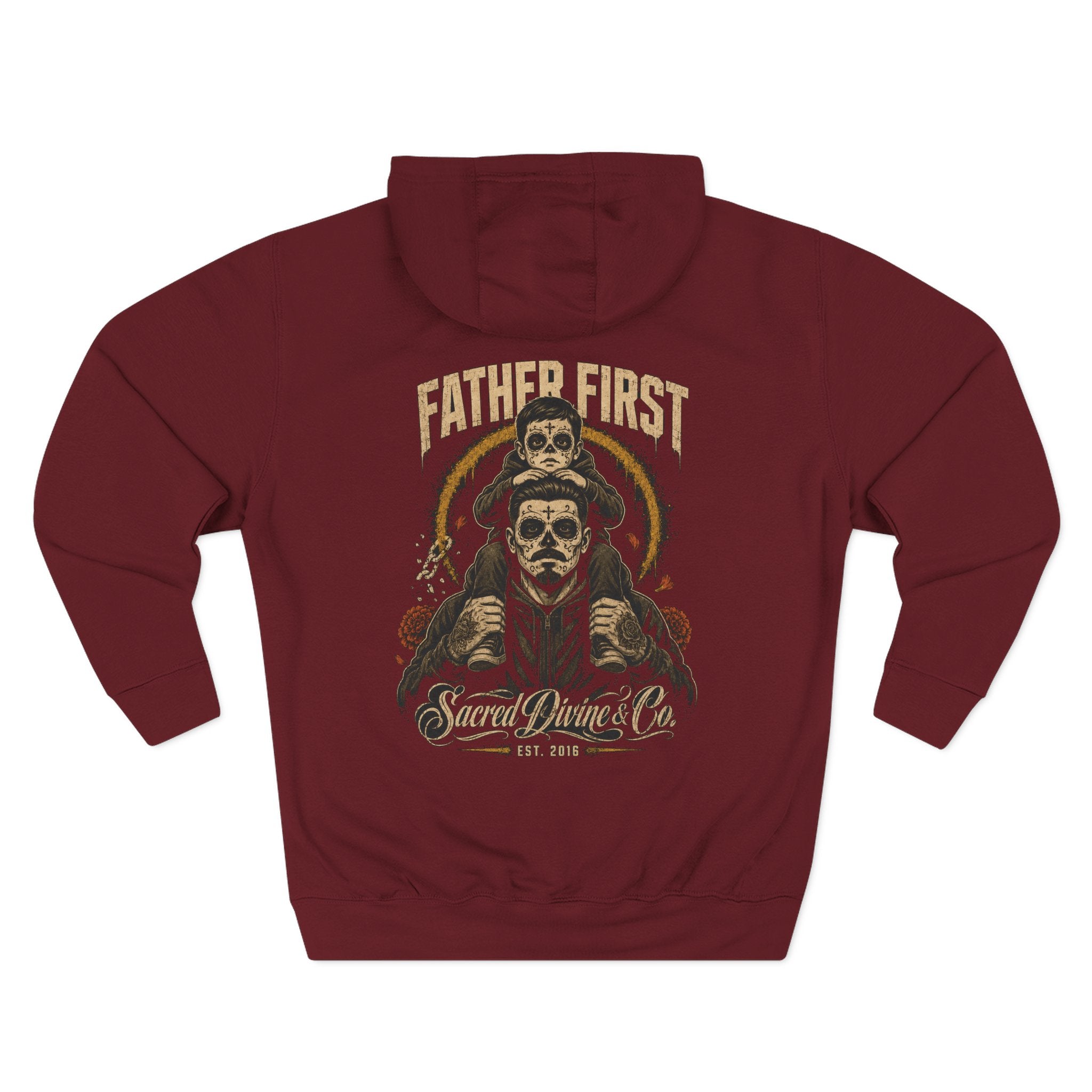 Sacred Divine & Co. Fleece Hoodie – Dark Luxury Streetwear