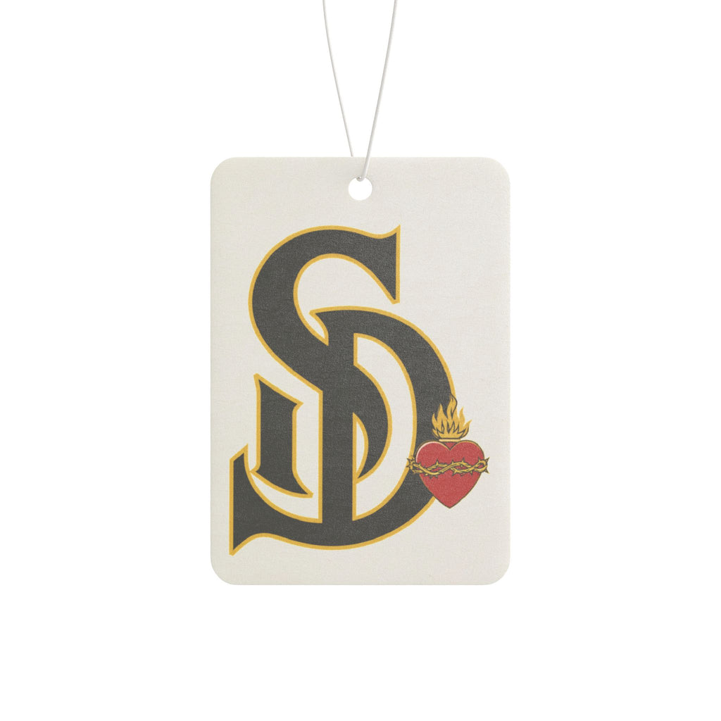 SD Monogram Sacred Heart Car Air Freshener