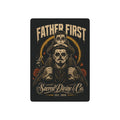 Sacred Divine & Co. Father First Día de los Muertos Poker Playing Cards — Dark Luxury Dad Gift