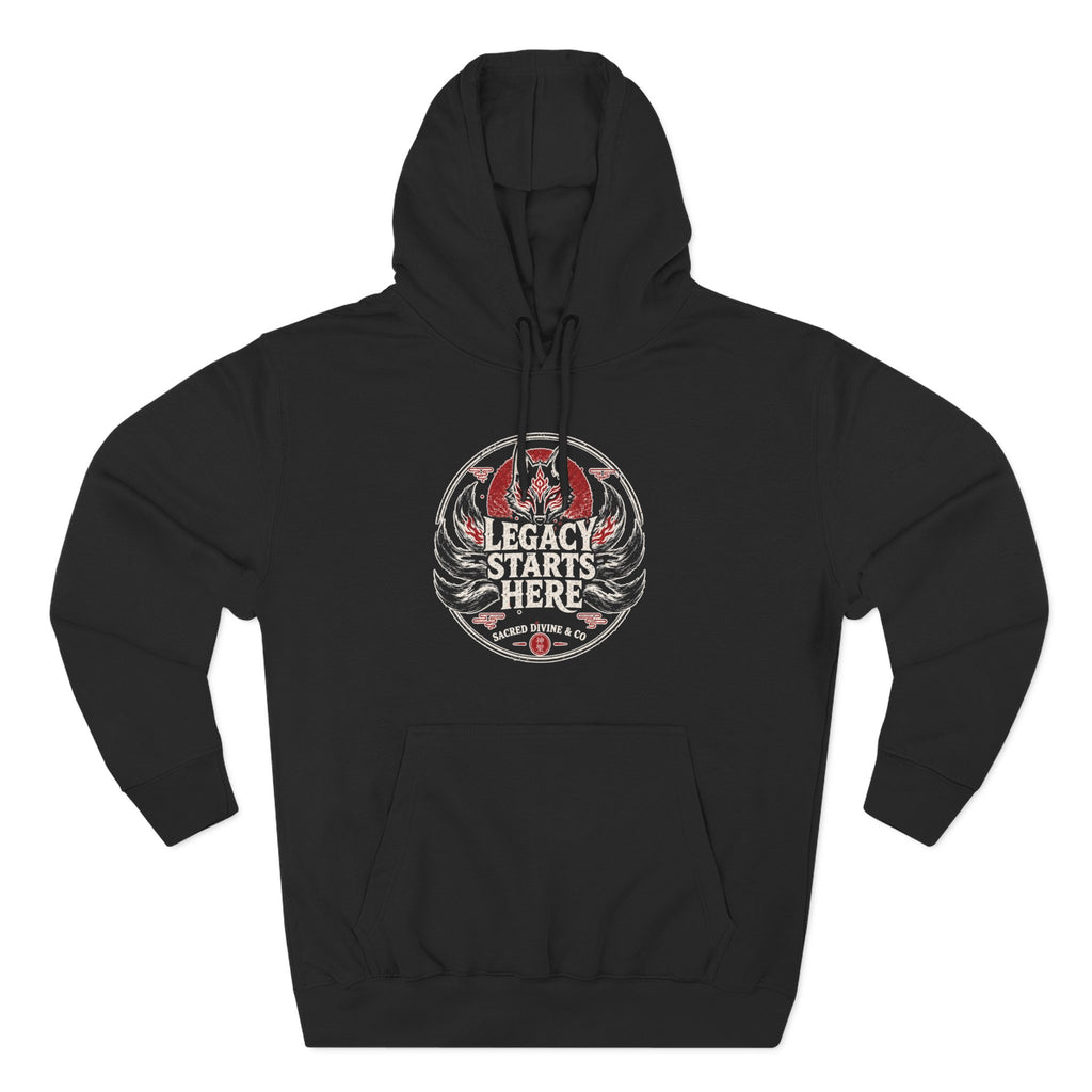 Sacred Divine & Co. Fleece Hoodie II – Dark Luxury Streetwear