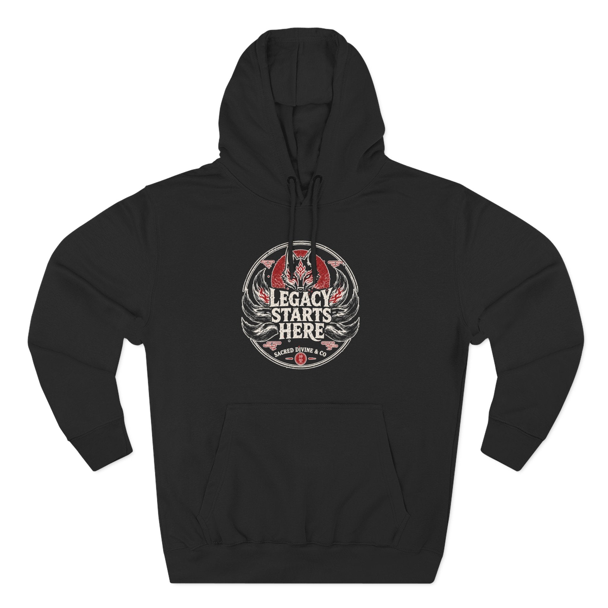 Sacred Divine & Co. Fleece Hoodie II – Dark Luxury Streetwear