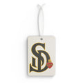 SD Monogram Sacred Heart Car Air Freshener