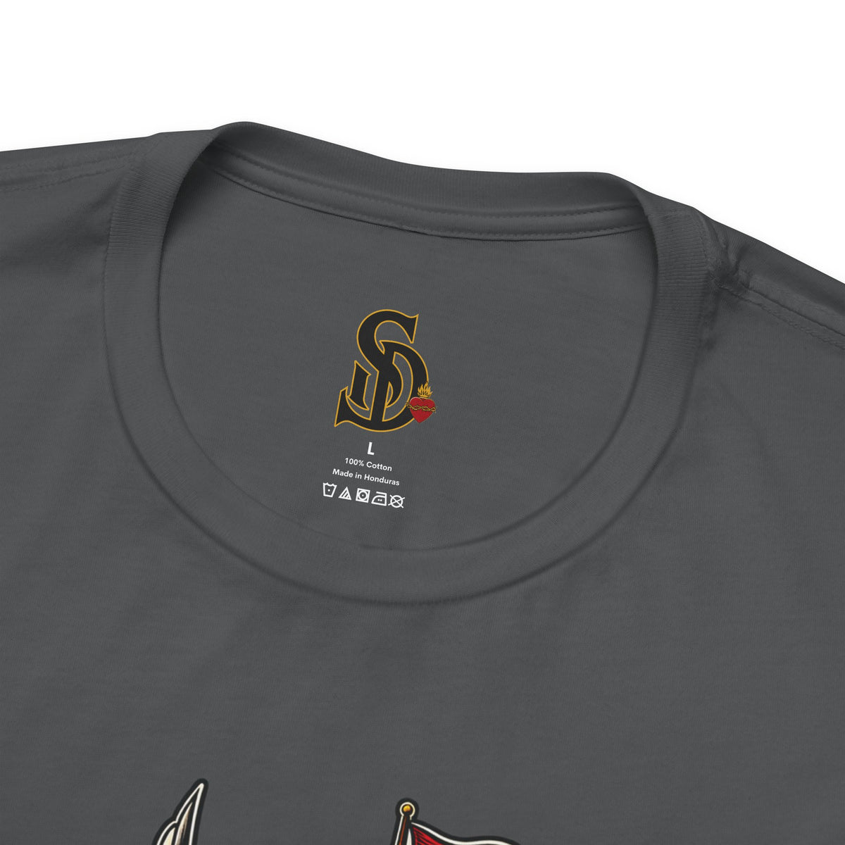 Sailing Tattoo Ship Tee featuring detailed ship linework