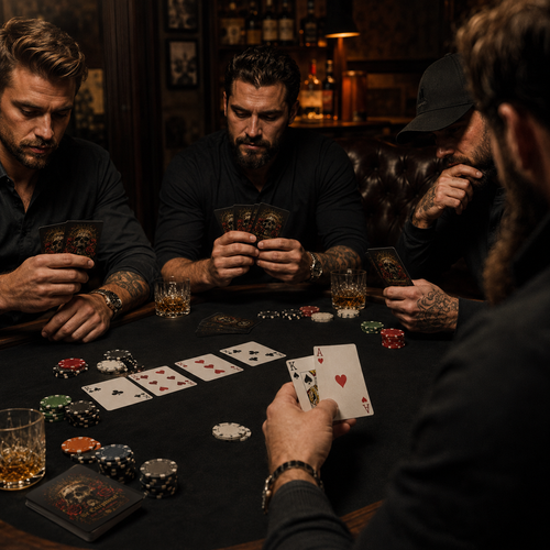 Be Exceptional Crowned Skull Playing Cards