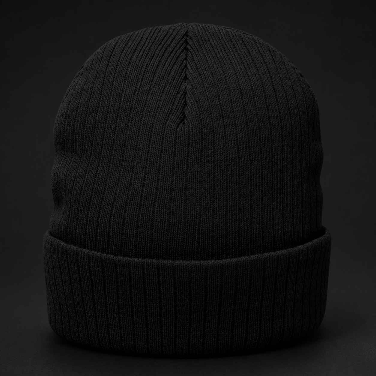 Sacred Divine & Co. Ribbed Knit Beanie – Dark Luxury Headwear