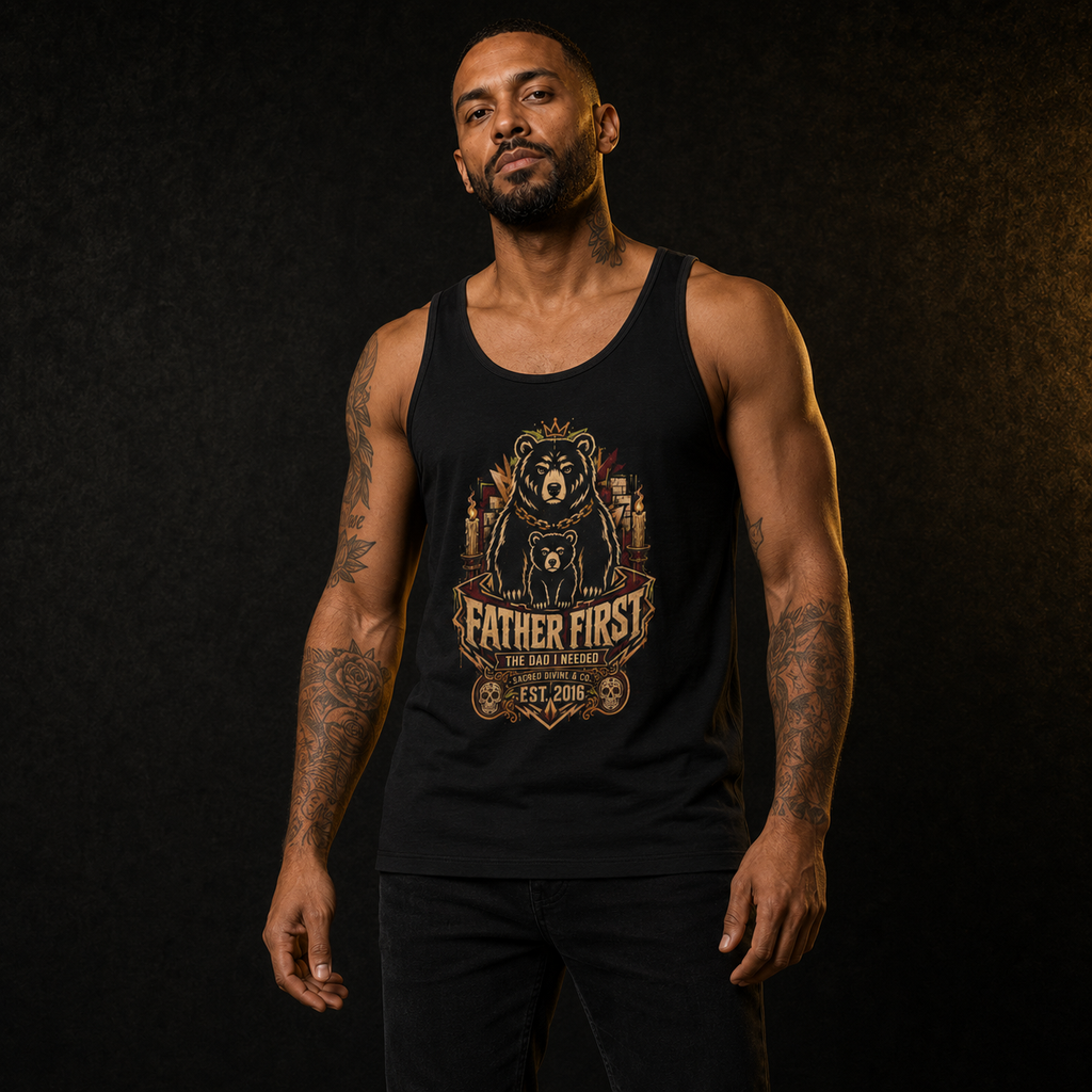 Sacred Divine & Co. Men's Graphic Tank – Dark Luxury Streetwear