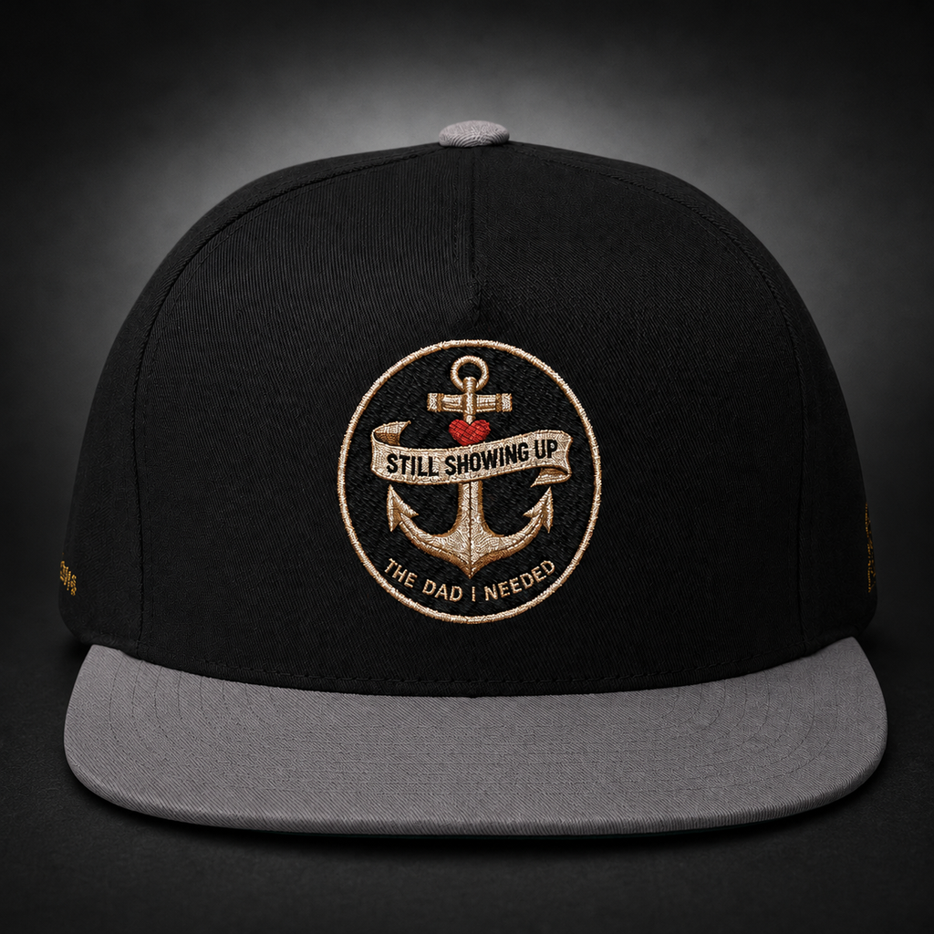 Sacred Divine & Co. Flat Bill Cap – Dark Luxury Streetwear