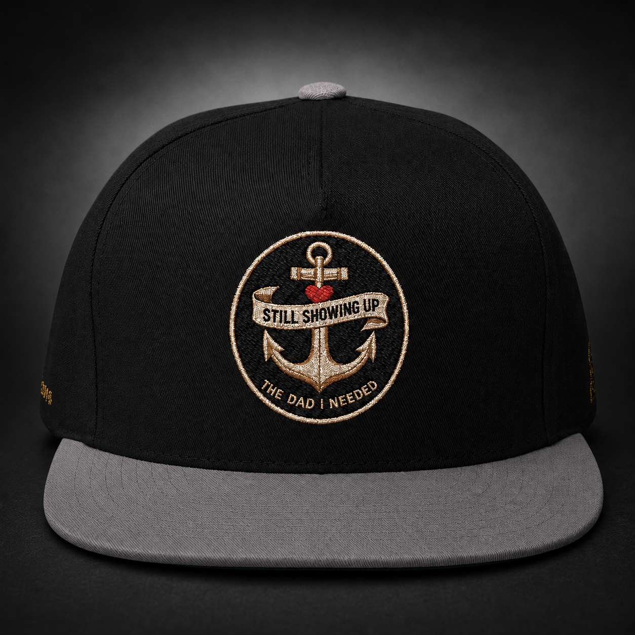 Sacred Divine & Co. Flat Bill Cap – Dark Luxury Streetwear