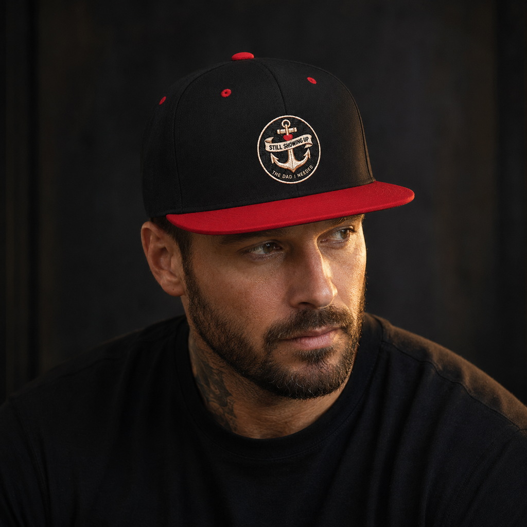 Sacred Divine & Co. Flat Bill Snapback – Dark Luxury Headwear