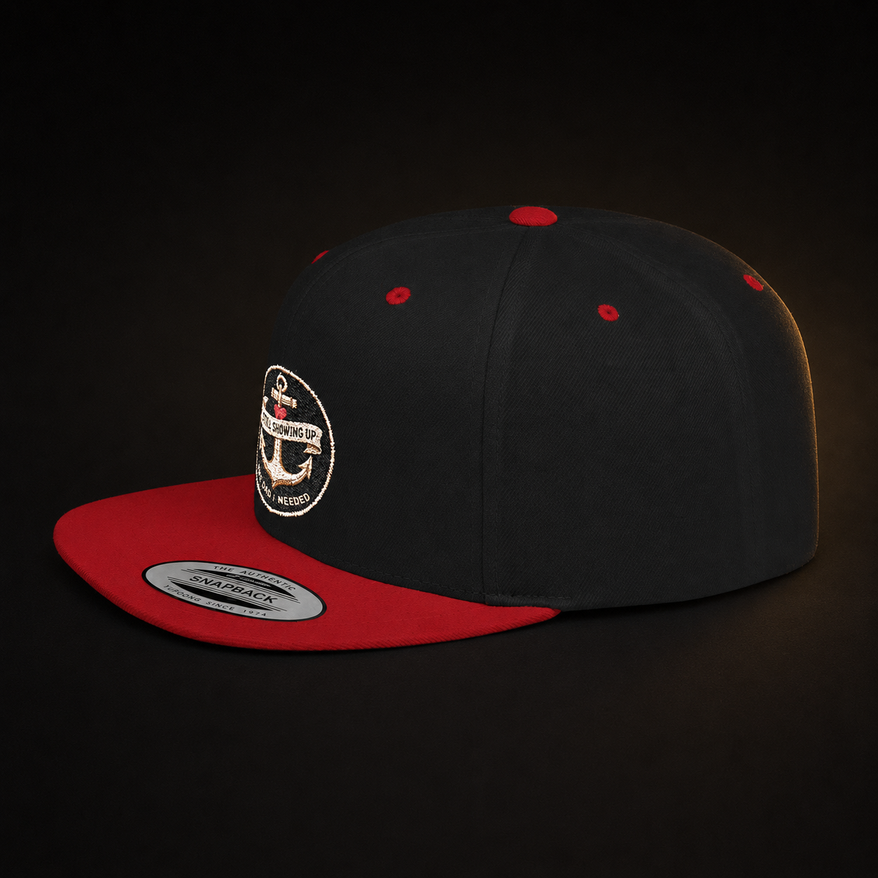 Sacred Divine & Co. Flat Bill Snapback – Dark Luxury Headwear